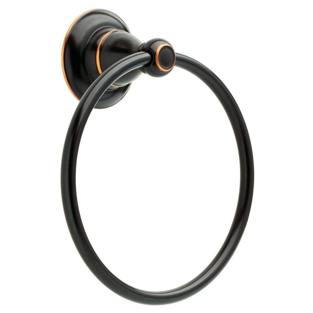 Bague de serviette en bronze huilé Delta Porter pour salle de bain