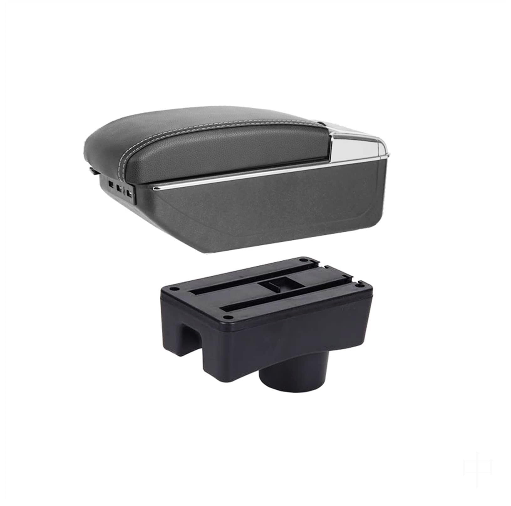 Car Armrest Cushion For Toyota For Aygo X 2022 Retrofit Center Armrest For Box with USB Charging and Ashtray