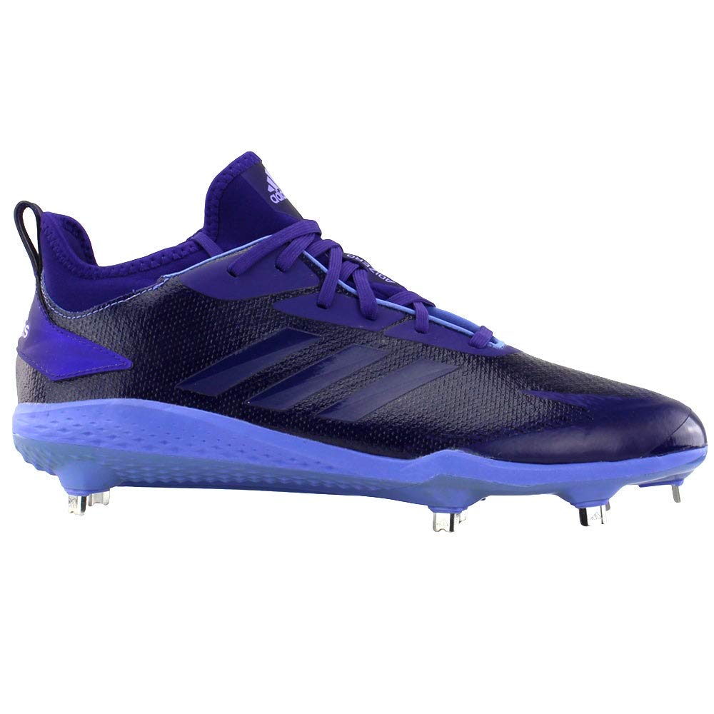 adidas Mens Adizero Afterburner V Dipped Baseball Baseball Sneakers Shoes Casual Cleated - Purple
