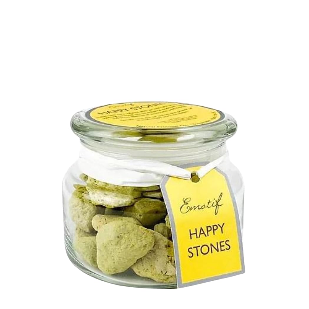 Happy Aroma Stones Positivity Fresh Grass & Vanilla Lava Rocks Mood Boost Gift