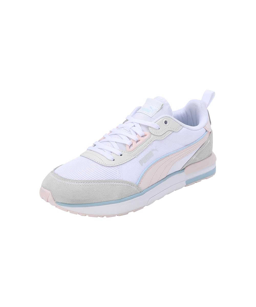 Puma Unisex-Adult R22 White-Frosty Pink-Vapor Gray-ICY Blue Sneaker - 6 UK (38346233) (B0C4PH3838) Amazon Price History, Amazon Price Tracker