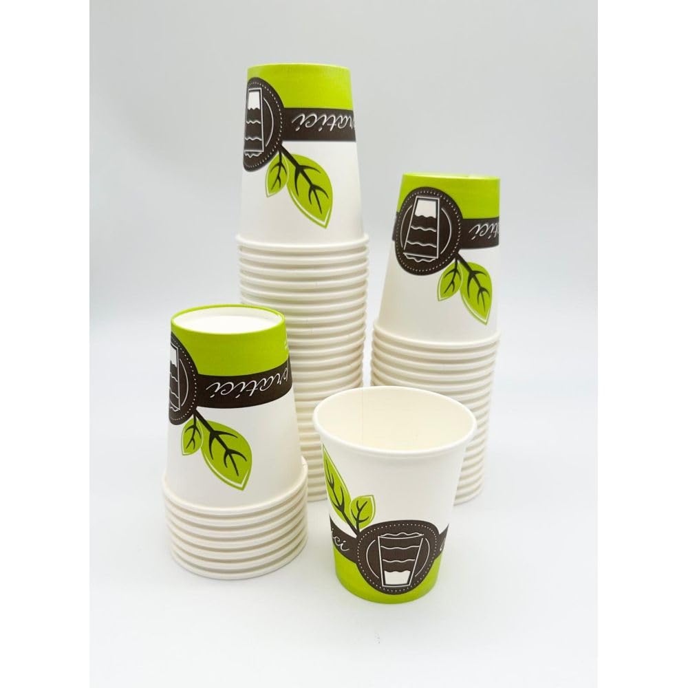 Generico 50/200/500/1000 bicchieri da 200ml ecofriendly BICCHIERI carta PER ACQUA BEVANDE USA e GETTA bicchieri ecologici (1000 PEZZI)