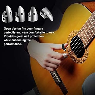 Protecteur de médiators de pouce, mieux jouer noir argent 12 pièces en plastique métal idéal présent guitare doigt Pick… - Les Beatles, Paul McCartney, John Lennon, RIngo Starr, George Harrison Protecteur de médiators de pouce, mieux jouer noir argent 12 pièces en plastique métal idéal présent guitare doigt Pick… – Image 7