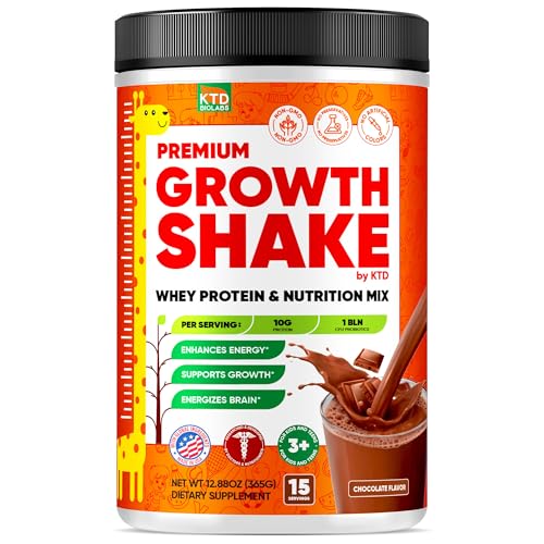 KTD BIOLABS Premium Growth Shake - Kids Growth Protein Powder,