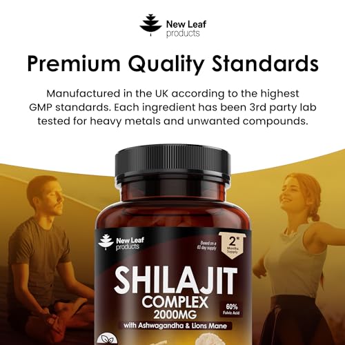 Shilajit Gummies With Sea Moss, Ashwagandha & Lions Mane - (Shilajit