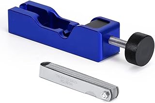 MACHSWON Herramienta universal de separación de bujías con 32 cuchillas de acero para la mayoría de bujías de 10 mm, 12 mm, 14 mm, 16 mm, color azul