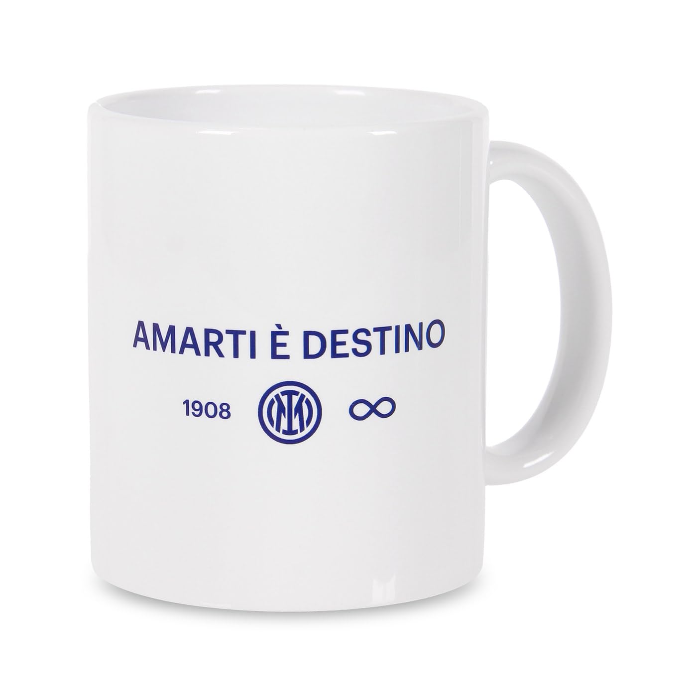 Tazza Ceramica Bianca IM Inter Amarti è Destino Stampa Digitale Cuore Serigrafico