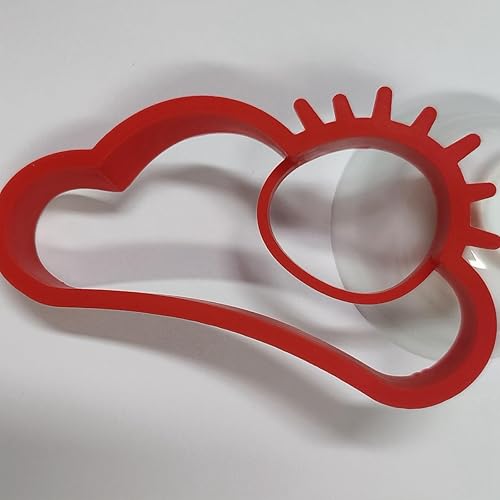 Molde de tortilla de desayuno de silicona para huevo, para panqueques, herramienta de cocina, accesorios de cocina, artilugio, molde de huevo (flor