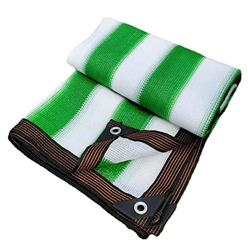 LixLan 2x6m 3x3m 4x5m 5x7m 8x8m Malla Sombreo JardinRed de Sombreado de Rayas Paño de Sombra Toldo Vela,Pantalla para Balcón (Tamaño : 2x3m/6.6x9.8ft) Cover