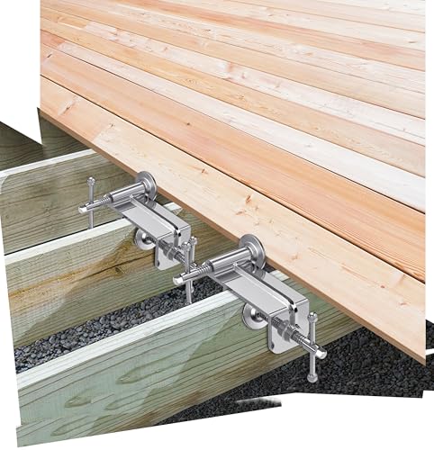 Insaga Enhanced Deck Board Straightening Tool, Portable Lever Deck Board Bending, Adjustable Decking Tools, Board Bender for Straighten and Fasten Boards with Minimal Effort,2Pack - Image 7