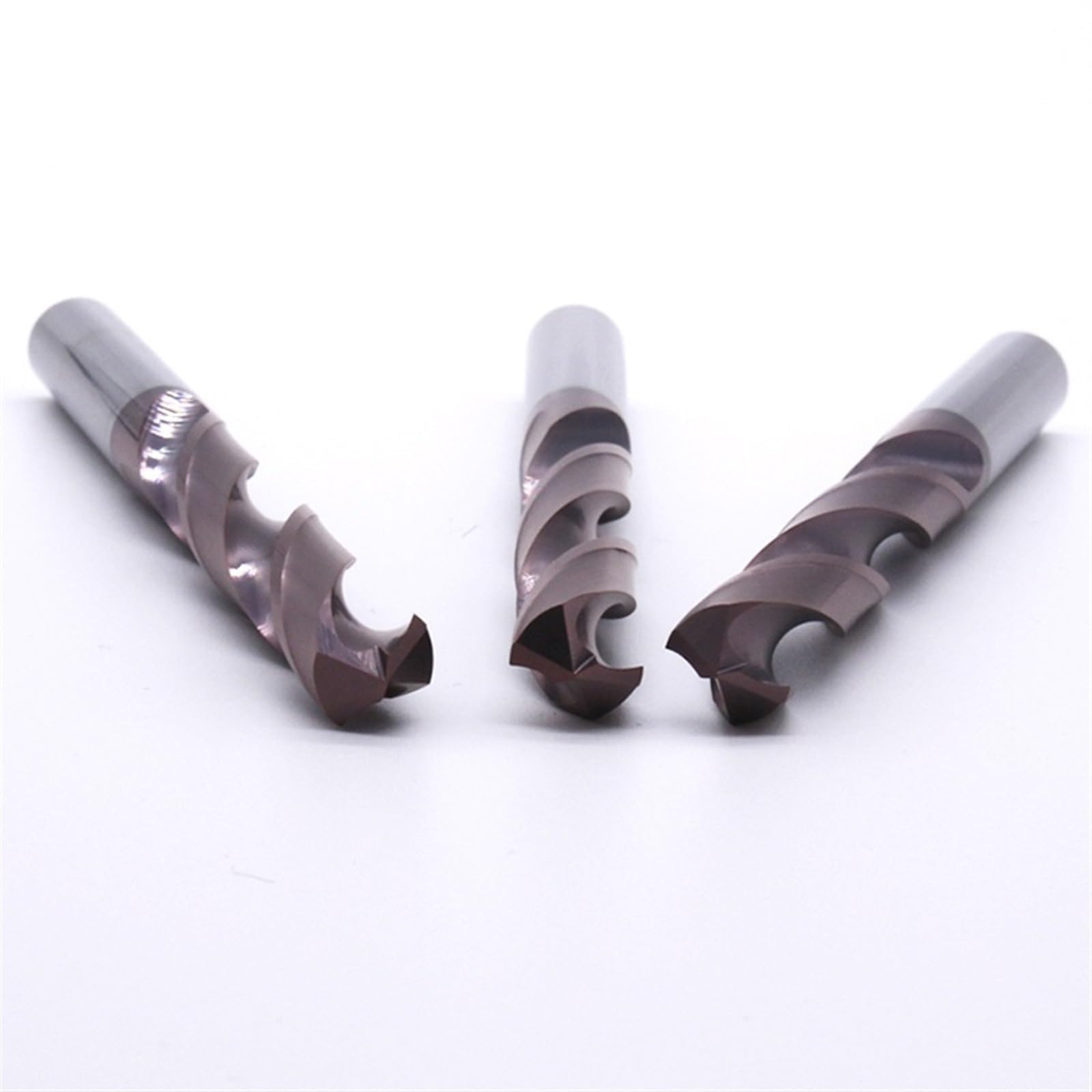 3Pcs 2mm-9mmx80mm HRC65 Solid Carbide Drill Bits Set, Spiral Flute Twist Drill Bit for Hard Alloy Stainless Tools(3.7mm 3pc)