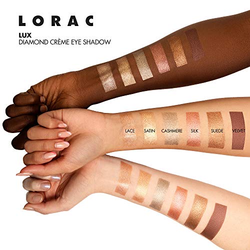 Lorac Lux Diamond Crème Eye Shadow | Metallic Shimmer Eyeshadow Powder | Satin Gold #TOP5