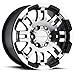 VIS-VOR 6x127 17" Inch 4 Wheels Rims 375 17x8.5 +25mm Black Machined