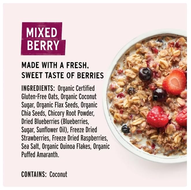 Avena Instantánea Orgánica Purely Elizabeth, Chocolate Oscuro, 12 Unidades miniatura 3