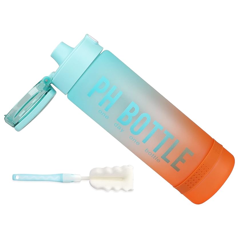Immagine del prodotto CodiCile Borraccia Sportiva 1L, senza bpa Bottiglia di Plastica Eco-friendly bottiglia acqua per Calcio, Tennis, Cricket, Badminton, Basket, Palestra, Campeggio Esterno, Ciclismo