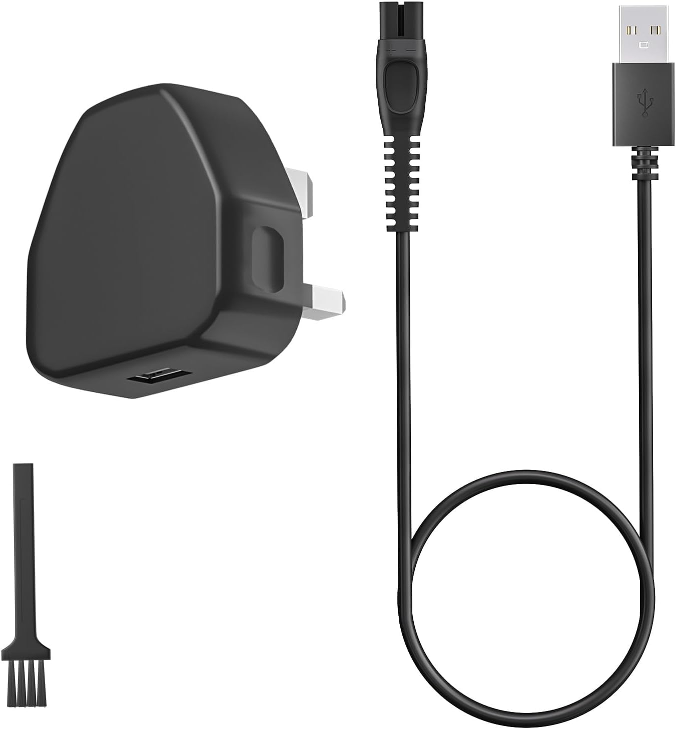 for Philips Norelco One Blade Charger QP2824 QP2724 QP1421 MG5910 MG7910 MG9510 MG9520 BG3017 BG5021 Shaver 2400 3600, 5V Power Cord USB Charging Cable(5V)