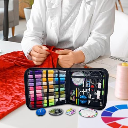 Kit de couture à la main anti-urgence avec accessoires portables - 6