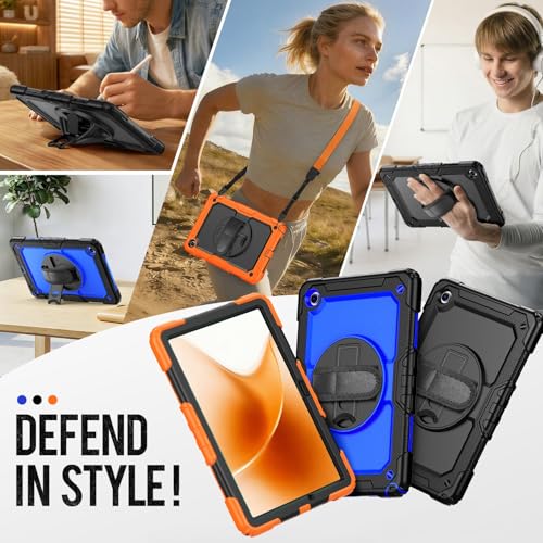 Funda para Samsung Galaxy Tab A11+ Plus resistente a golpes con protector de pantalla 7