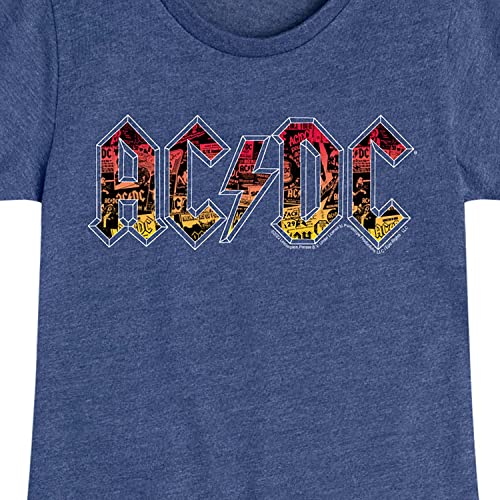 HYBRID APPAREL - ACDC - Poster Texture - Toddler and Youth Girls Short Sleeve Graphic T-Shirt3