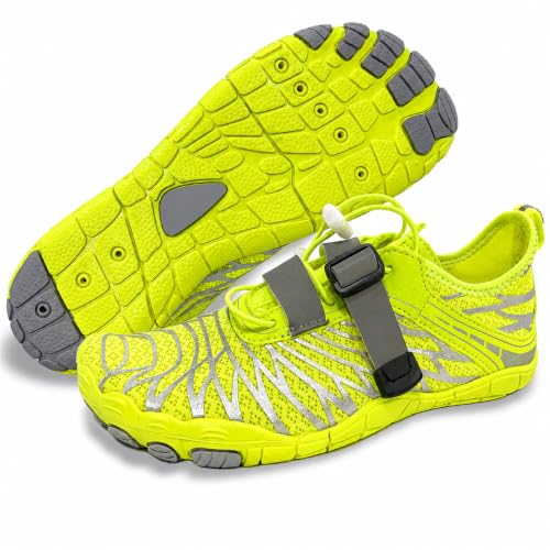 Image of Hike Barefoot Shoes for Women Men with Wide Toe Box, Healthy & Non-Slip Breathable Barefoot Water Shoes Beach Pool Aqua Swim Surf Hiking Walking Shoes