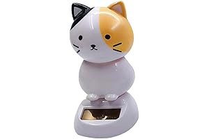 Dancing Solar Cat Bobble Head Figurines
