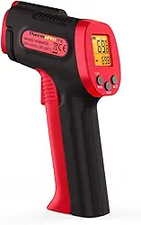 Termômetro Digital Infravermelho Tp30W Preto/Vermelho, Tecnologia de Sensor Termopilha, Leitura Ultrarrápida, Ideal para Medições de Superfície em Diversos Materiais