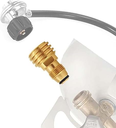 Miniatura 5 de Convierte la válvula de servicio de propano LP TANK POL a salida QCC (Tipo 1) Adaptador de latón