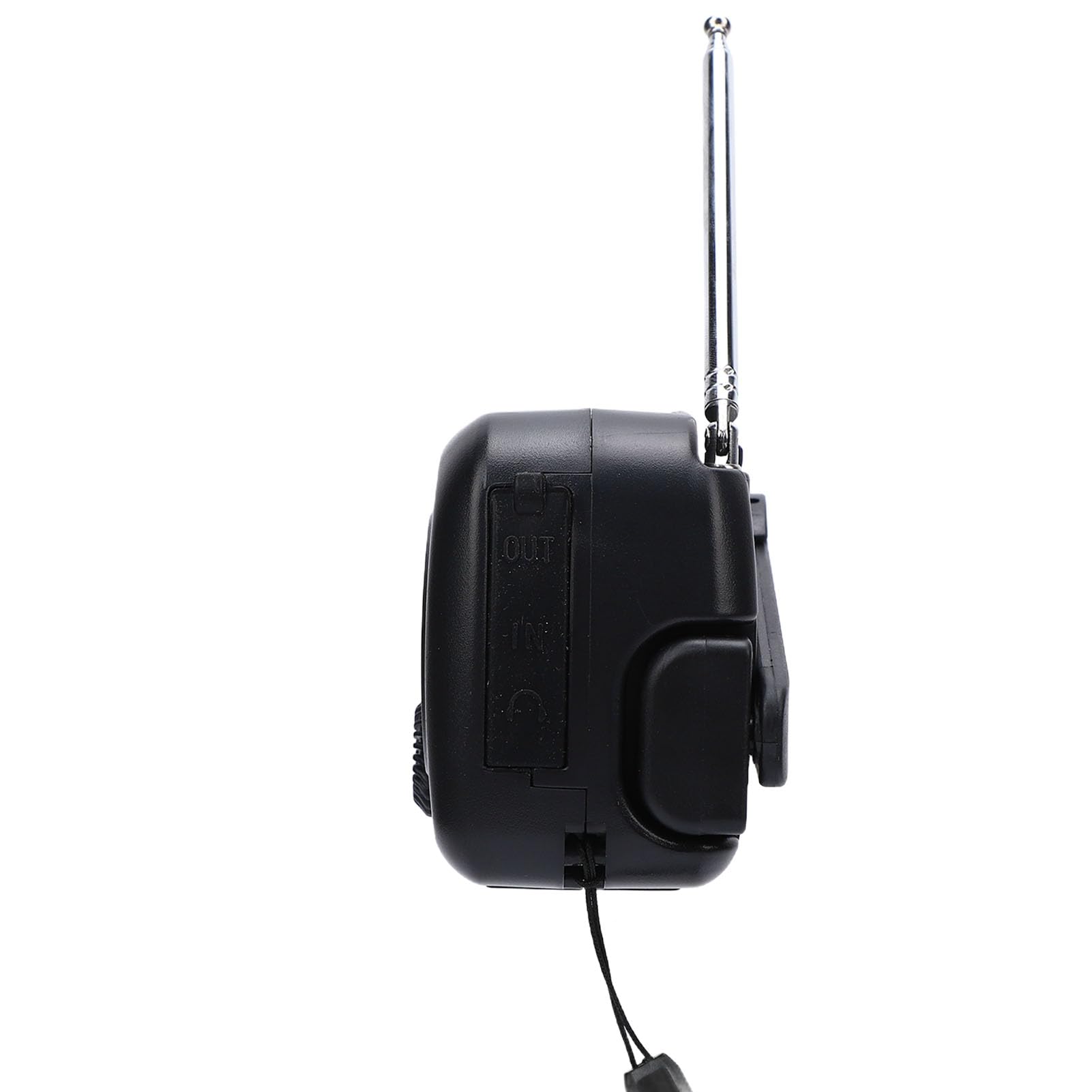 Radio de Manivela de Emergencia con Panel Solar, Batería de (Black)