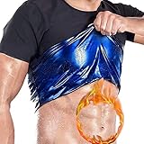 💪🏻💪🏽PREMIUM NEOPRENE MATERIAL: This waist cincher Heat Trapping Sweat Compression Vest is made of top quality neoprene and nylon, which is smooth, healthy, moisture-wicking, let you'll enjoy a hot-sauna-like experience and the associated health benefits for healthy. help you burn more calories. More sweat, less time. prompt weight loss effect. This shaper workout shirt will make you look slimmer INSTANTLY. You can wear it with other exercise equipments and everyday clothes.