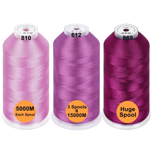 New brothread Huge Spools Embroidery Machine Thread -Different Purples