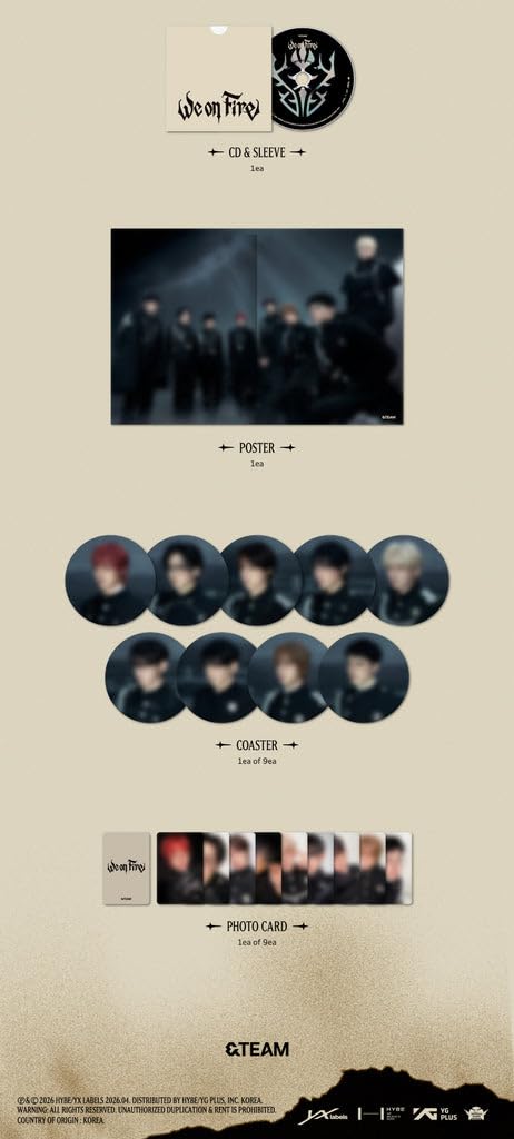 Amazon.co.jp: エンティーム &Team We on Fire [Limited Edition] 3rd