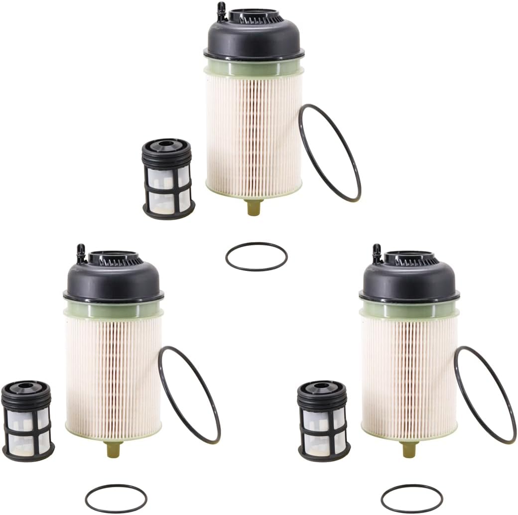 PF9908 Fuel Filter Replace P551063 A4720900651 A4720900451 A4720900551 KX2765 KX2769 FK13834 FF1227 WF10103 Compatible with Freightliner Western Star Diesel Engine DD13 DD15 DD16 (Pack of 3)
