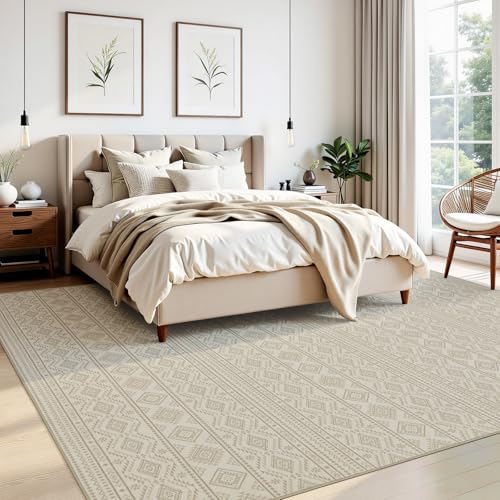 Tapete decorativo Joydeco 5'x7' antideslizante y lavable miniatura 3
