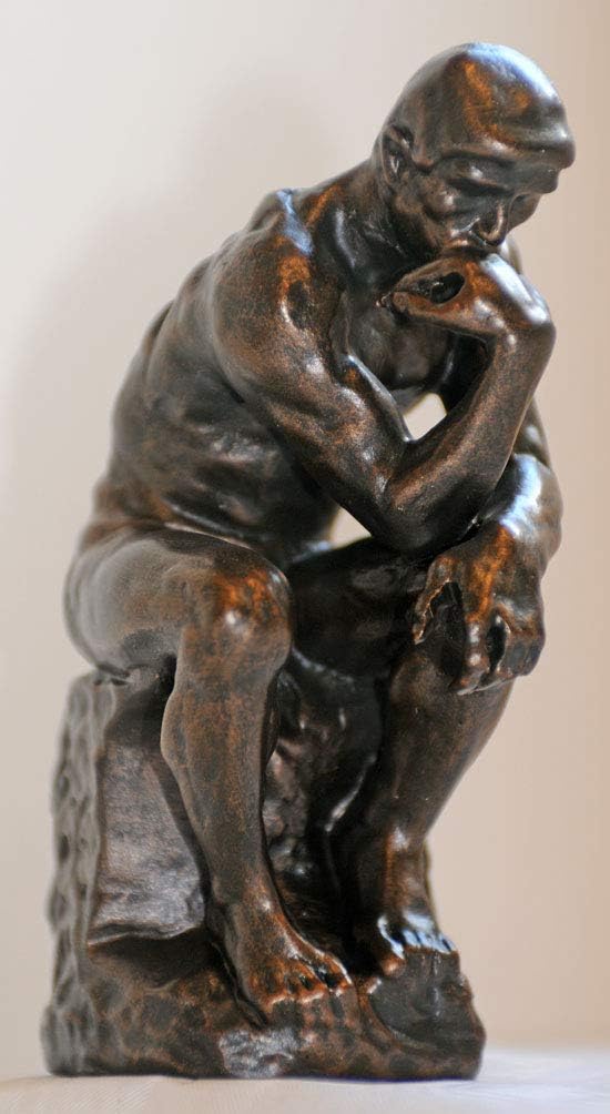 The Thinkler - Sculpture, 14cm - Museumsshop (Replicat) Auguste Rodin #01
