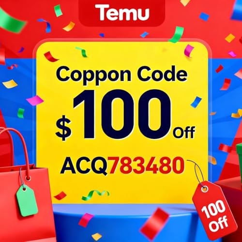 ◥✥◤Verified TEMU Coupon Code dollar100 off[🎃ACQ783480🎃]for First Order cover art