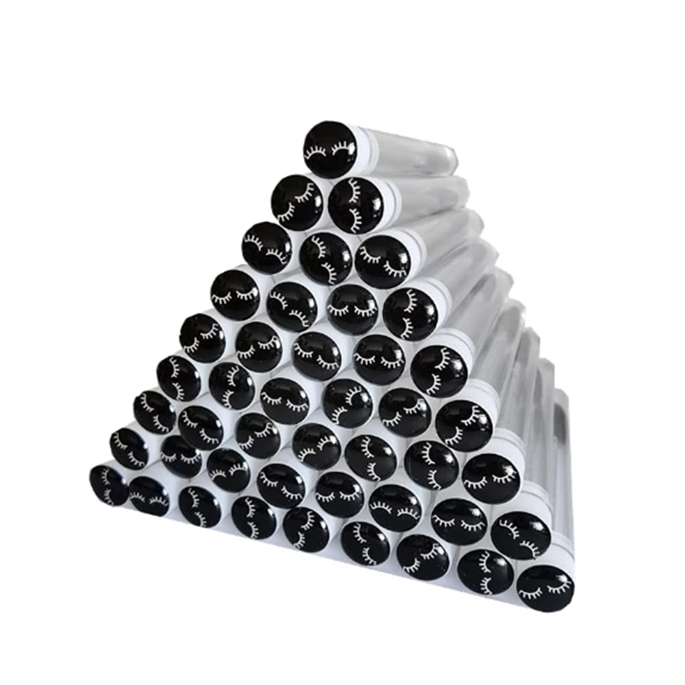 20 Pcs Disposable Mascara Brushes Diamond Eyelash Spoolies Makeup Brush Mascara Wand in Sanitary Tube Lash Supplies (Black) … : Beauty & Personal Care