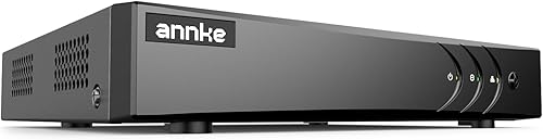 ANNKE 3K Lite H.265+ Grabador DVR de seguridad con detección de IA humanosvehículos, 8CH híbrido 5 en 1 CCTV DVR para cámara de vigilancia,