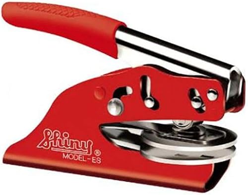 Grabador de sello notario premium | Maine (Rojo)