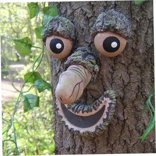 Faces d'arbre lumineux pour décoration extérieure étanche de jardin - 3