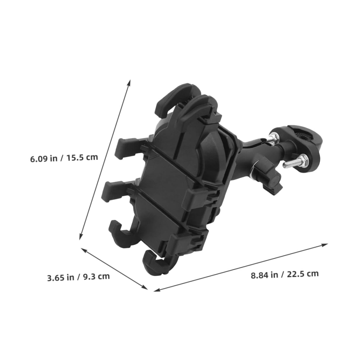 BESTYASH Supporto Telefono Moto Manubrio Supporto Rotazione Gradi Antiurto Compatibile Bici Elettriche Biciclette