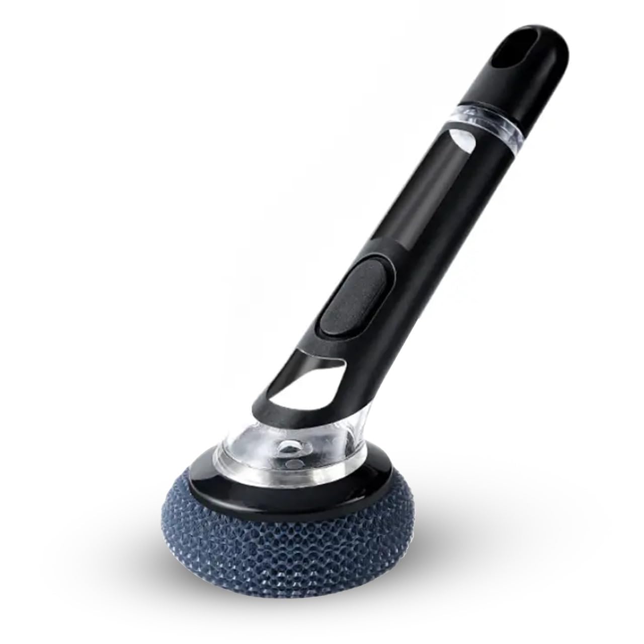 Soap Dispensing Scrubbing Brush Scourer with Handle - Efficient Washing Up Wire Brush for Kitchen - Durable Dish Wire Brush for Effective Cleaning - Zuvo