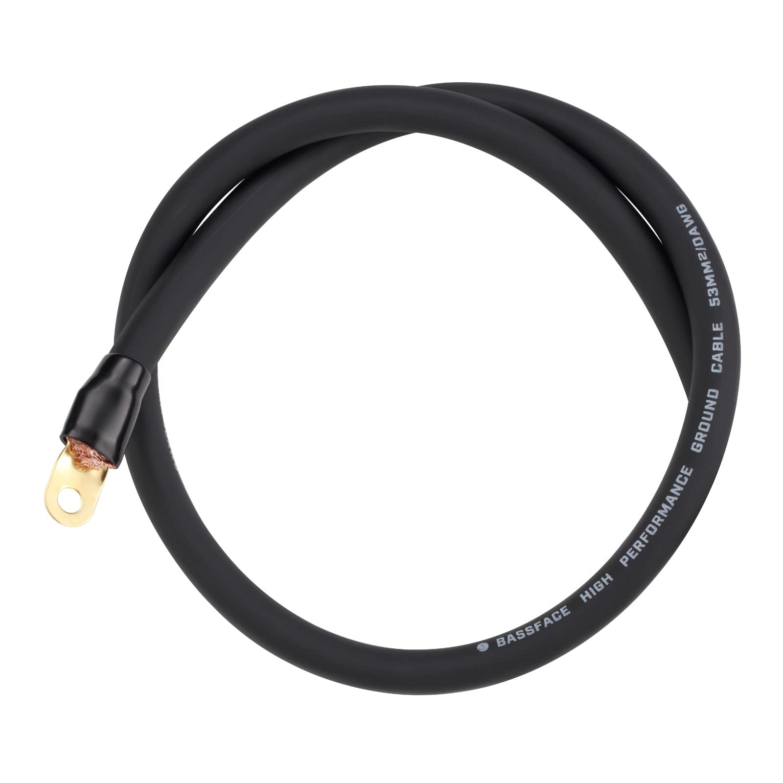 BASS FACE VOLT/0 Kit Cavi Auto 0 Awg Ø 50 Mm Cavo Rca Alimentazione 50mm Massa