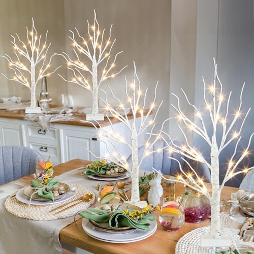 PEIDUO-Easter-Decorations-for-Home-2FT-Easter-Tree-with-LED-Lights-Warm-White-Lights-Fairy-Light-Spirit-Tree-for-Room-Inside-Fireplace-Decor-Battery-Powered-Timer-4PK PEIDUO Easter Decorations for Home 2FT Easter Tree with LED Lights Warm White Lights Fairy Light Spirit Tree for Room Inside Fireplace Decor Battery Powered Timer 4PK