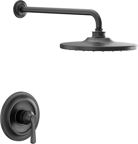 Moen UTS244202EPBL Colinet M-CORE - Kit de moldura de ducha de 1 mango, requiere válvula, negro mate