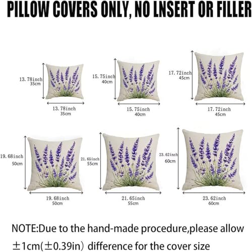 Housse coussin 80x80cm velours taie oreiller violet lot de 2 imperméable - 6