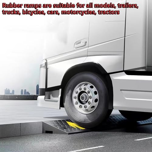 Rampas portátiles de caucho para entradas de autos resistentes miniatura 2