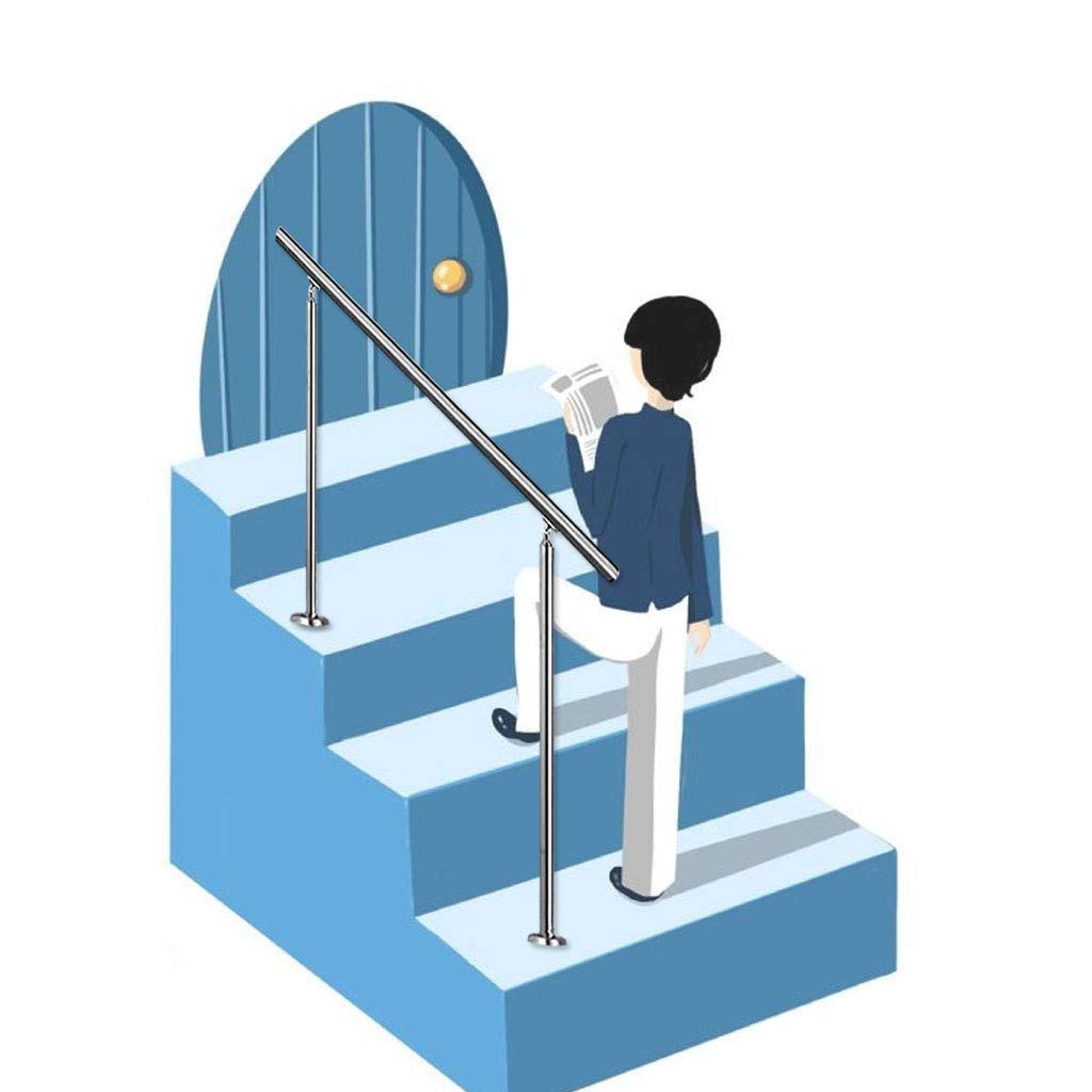 Main courante en acier inoxydable au design épuré pour escaliers extérieurs et intérieurs