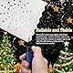 12 Stück Papier Lichttüten weiße Lichtertüten Papier Lichttüten Weihnachten Kerzentüten Lichtertüten Candle Bags für Dekoration, Geburtstag, Weihnachten, Straßenfest, Hochzeit (B)