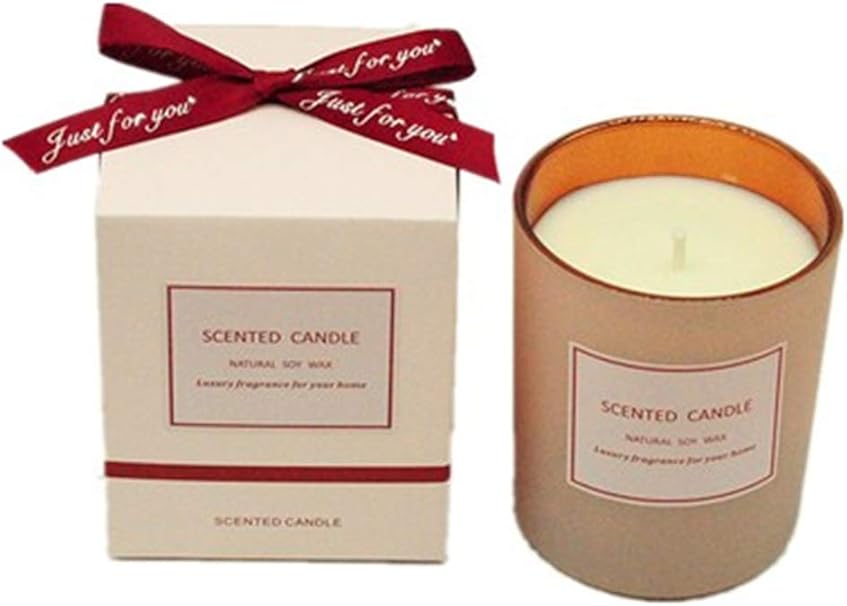 Amazon Huj 香り付きキャンドルギフトセット 強い香りのソイワックスキャンドル バレンタイン 母の日 クリスマス 結婚式 誕生日プレゼントに One Size キャンドル キャンドルスタンド オンライン通販