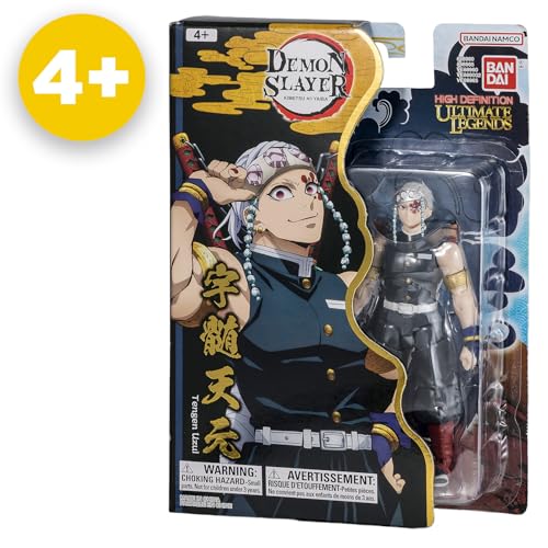BANDAI - Ultimate Legends HD - Figurine d'action Demon Slayer 12 cm - Tengen Uzui - Licence Officielle Demon Slayer - Figurine articulée Tengen - Jouet Enfant 4 Ans et + - VE88965